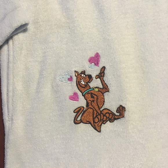 Vtg 1999 Scooby Doo 100% Huggable 1/4 Zip Fleece - Picture 5 of 8